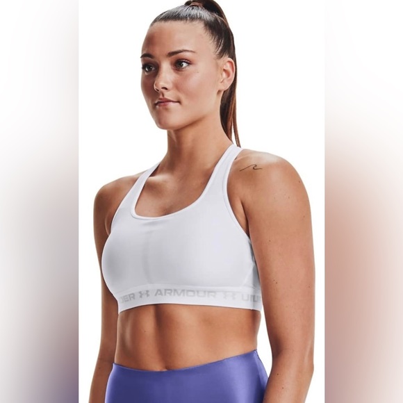 Under Armour Other - NWT Under Armour Crossback Mid Impact Sports Bra Size Small